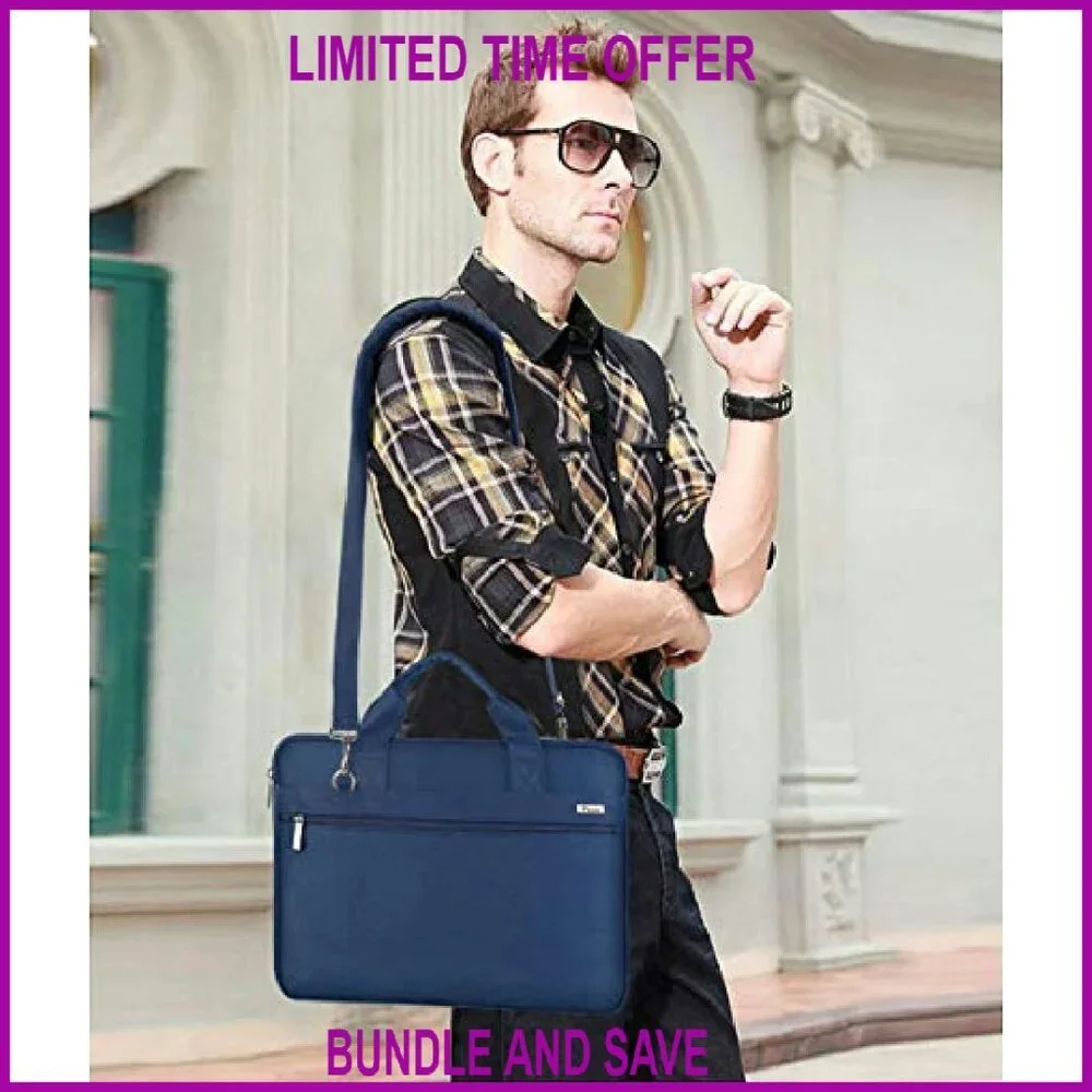 17.3 Inch Waterproof Laptop Bag with Shoulder Strap, Multiple Pockets